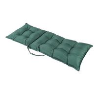 MSNCS High Back Chair Cushion Outdoor/Indoor,Waterproof Replacement Seat Cushions,47x20inch Thicken Patio Soft Rocking Chairs Pad With Ties For Lounger Garden Furniture Patio(Dark Green)