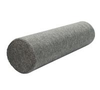 MSNCS Round Cervical Roll Bolster Pillow,Cervical Neck Roll Pillow Linen Covers With Zipper,Cylindrical Pillow Cushion,for Head, Neck, Back And Legs(Dark Gray,20cmx60cm)