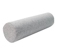 MSNCS Round Cervical Roll Bolster Pillow,Cervical Neck Roll Pillow Linen Covers With Zipper,Cylindrical Pillow Cushion,for Head, Neck, Back And Legs(Light Gray,15cmx70cm)