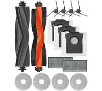 MSOKNLLI Accessories Part Kit for Dreame X40 Ultra / X40 / X40 Pro / S30 Pro Ultra Robot Vacuum, Main Brush, HEPA Filters Activated Carbon Filter, Side Brushes, Dust Bags, Wipes