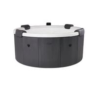 Mspa Denver Round 6 Person Portable Modular Hot Tub, Wifi Control 13A Plug&play 2026 Model Uvc+, Thermal Interlayer, 120 Air Jets