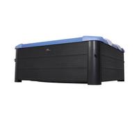 Mspa Oslo Sapphire 6-Person Portable Hot Tub - Wifi Controlled 13A Plug N Play Led Lighting 120 Massage Jets All Year Round Use