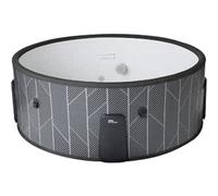 Mspa Verto Nox Grey 4-6 Person Inflatable Hot Tub, 130 Air Jets, 3 Hydro Jets - 850L
