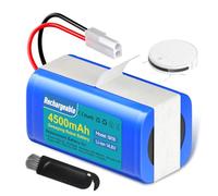 Mspalocell 4500MAH Battery for Rowenta RS-RT900866, for Rowenta Tefal Explorer Serie 20 40 50 60, CMICR18650F5, for Xiaomi Mijia G1 MJSTG1, H18650CH-4S1P Robot Vacuum Cleaner Battery