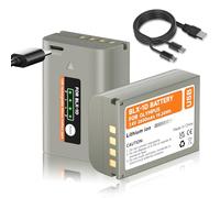 Mspalocell BLX-1 Battery USB-C 2600 mAh Replacement Battery for Olympus OM-1 / BLX-1, USB-C 5V2A Quick Charge and Car Charge (2.5 Hours), Pack of 2 Batteries for OM System Olympus BLX-1 / OM- 1