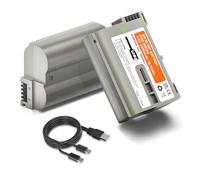 Mspalocell EN-EL15 USB-C 2450mAh replacement battery for Nikon D850 D810 D810a D800e D800 D780 D750 D610 D600 D500 D7000 D7100 D7200 D7500 Z8 Z7II Z7 Z6II Z6 EN-EL15 EL15a EL15b EL15c, 2 Pack battery