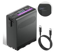 Mspalocell NP-F990 battery 84.96Wh/11800mAh (PD30W USB-A & Type-c/USB-C) for Sony NP-F990 NP-F980 NP-F970 NP-F960 NP-F950 NP-F930 NP-F550 NP- F570 NP-F770 NP-F750 Camcorder replacement battery, 1 PCS