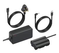 Mspalocell NP-W235 Dummy Battery Kit, AC Power Supply Adapter with Battery Connector Compatible with X-T5, X-T4, VG-XT4, X-S20, GFX50S II, GFX100S, X-H2, X-H2S Camera