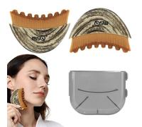 MSQ 2 Pack New Lymphatic Contour Face Brush Manual Lymphatic Drainage Massager for Face,Chin and Jawline Sculpting Enhance Cleansing for Effective Contouring