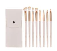 MSQ 8Pcs Eye Makeup Brush Set Professional Angled Nose Shadow Brush Precision Angled Eyeliner Brush Eyeshadow Tools for Blending Defining Smudging Shading