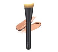 MSQ Ultra Thin Foundation Brush for Liquid Makeup Slanted Angled Contour Brush Concealer Brush, Dense Makeup Brush Ultra Thin Bristles Makeup Brush Super Flat Top Thin Traceless
