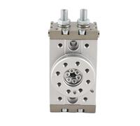 MSQB - 10A 15mm Rotary Pneumatic Cylinder, Aluminum Alloy Pneumatic Rotate Cylinder with 0-190° Angle Adjustment, Magnetic Switch Compatible for Industrial Automation 0~60°C