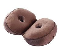 MSQL Dual Comfort Cushion Lift Hips Up Seat Cushion Orthopedic Butt Pad Support Cushion, for Pressure Relief, Shaping,Brown