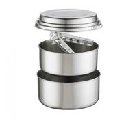 MSR | Alpine 2 Pot Set | Camping Pan Set | Silver | WildBounds One Size