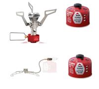MSR Pocket Rocket II Stove + LowDown Remote Adaptor + 2 Isopro 227g Gas