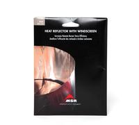 Solid Heat Reflector with Windscreen, Silver One Size