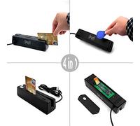 MSR100 MSR USB Magnetic Card Reader Msr100 Thri-track Magnetic Credit Card Reader Credit Card Reader Magnetic Card Decoder Magstrip Reader Magnetic Swiper