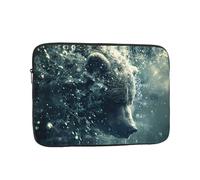 MSRHIUEF Bear in The River Stamp Portable Laptop Sleeve Case - Shockproof Portable Laptop Sleeve Bag 17 inch for Men and Women Business Travel, Office Daily Use