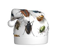 MSRHIUEF Beatles Collection Pattern Christmas Hat for Adult Festive Celebrations as a Gift for Men and Women