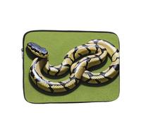 MSRHIUEF Cobra Snake Stamp Portable Laptop Sleeve Case - Shockproof Portable Laptop Sleeve Bag 15 inch for Men and Women Business Travel, Office Daily Use