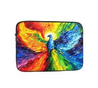 MSRHIUEF Colorful Phoenix in The Sky Stamp Portable Laptop Sleeve Case - Shockproof Portable Laptop Sleeve Bag 13 inch for Men and Women Business Travel, Office Daily Use
