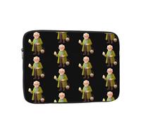MSRHIUEF Cute Old Man Holding an Easter Egg Stamp Portable Laptop Sleeve Case - Shockproof Portable Laptop Sleeve Bag 12 inch for Men and Women Business Travel, Office Daily Use