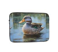 MSRHIUEF Hd Oil Painting Duck Stamp Portable Laptop Sleeve Case - Shockproof Portable Laptop Sleeve Bag 17 inch for Men and Women Business Travel, Office Daily Use