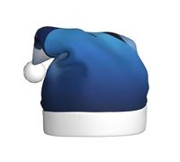 MSRHIUEF Shark Pattern Christmas Hat for Adult Festive Celebrations as a Gift for Men and Women