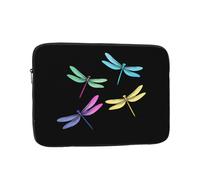 MSRHIUEF The Four Dragonfly Brothers Stamp Portable Laptop Sleeve Case - Shockproof Portable Laptop Sleeve Bag 17 inch for Men and Women Business Travel, Office Daily Use