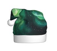 MSRHIUEF Wave-like light Pattern Christmas Hat for Adult Festive Celebrations as a Gift for Men and Women