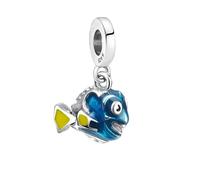 MsRosy Sterling Silver Charm for Bracelets Hallmarked S925 Charms Compatible with all European style Bracelets For adults only (New Finding dory charm)