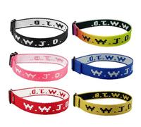 MSSIEJEW 6PCS WWJD Bracelet for Women Men WWJD Bracelets Jesus Bracelets Inspirational Christian Bracelets Handmade Bracelet Christian Gifts, L, no gemstone