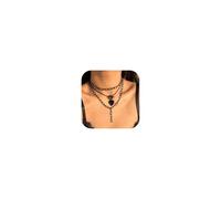 MSSIEJEW Chunky Choker Necklace Chunky Gold Choker Necklace Geometric Sphere Necklace Gold Thick Statement Necklace for Women, One Size, Metal, No Gemstone