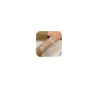 MSSIEJEW Gold Bangle Bracelets for Women Boho Indian Multi Bangle Bracelet Stackable Textured Bracelets Indian Bracelets for Women, L, Silver, no gemstone