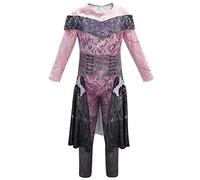 MSSmile-FANKID Adult Descendants 3 Dragon Mal Costume Girls Popular Musical Cosplay Aduery Costume Moana Dress(Adult-L,Pink)