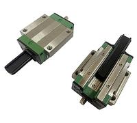 Mssoomm 2Pcs HGW15 - CA Carriage Slider Block 15mm HGW15 CNC Square Linear Guide Rail Kit, High Assembly and Flange Slider for CNC Machine and DIY Project