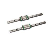 Mssoomm Miniature Linear Sliding Guideway Rail 2Pcs MGN12 MR12 11.81 inch / 300mm + 2Pcs MGN12-H Type Linear Slider Carriage Block for CNC Machine
