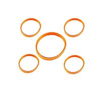 Msspett Poly V Planer Belt 5PCS Compatible With Makita 1900B 1923B KP0800 KP0800K KP0800KX KP0810 LXPK01 LXPK01Z1 LXPK01Z Polyurethane (PU) Belt