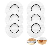 Mssushi 6Pcs Bowl Covers for Bread Proofing Baskets, Sourdough Proofing Covers,Stretchy Reusable Ø 28cm, Bread Cover For Rising Dough, Bread Baking, Sourdough,Food Storage