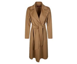 Mstcles Coat - female - Max Mara Studio - Belted Coats - Brown - XS - Coats XS
