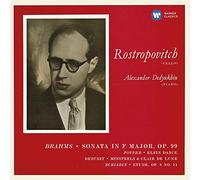 Mstislav Rostropovich - Brahms: Cello Sonata No. 2; Popper, Debussy, Scriabin