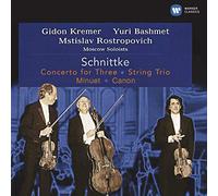Mstislav Rostropovich, Gidon Kremer, Yuri Bashmet - Schnittke: Concerto for Three, String Trio, Minuet