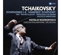 Mstislav Rostropovich, London Philharmonic Orchestra - Tchaikovsky: Symphonies 1-6, Manfred Symphony, Francesca da Rimini, Romeo and Juliet fantasy overture, 1812, Rococo variations