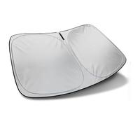 MSTMAZZ Car Windscreen Sun Shade for Dacia Spring 2021-2026 Foldable Front Window Sunshade Cover UV Rays Block Heat Reflector Keep Vehicle Interior Cool,Silver