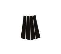 MSTMAZZ Mazda 2 Hatchback 2007-2013 Car Window Center Pillar Decorative Sticker, Black PC Plastic