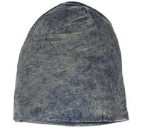 MSTRDS Stonewashed Jersey Beanie, Unisex_Adult, Beanie, 10485, Navy, Standard Size