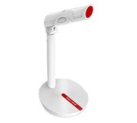 Msuiiixcccc Karaoke Microphone Vocal Record Singing Studio PC USB 3.5mm for Computer Vol Adjust Switch Rotatable Flexible Professional Mic (Color : Style Two Black) (Style two white)
