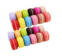 MSUIINT 12 Pieces Realistic Artificial French Macaroons Cookies,Fake Dessert Macarons,DIY Coffee Shop and Bakery Decorating,5cm