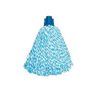 MSV 24 x Blue Microfiber Replacement Mop Fringe
