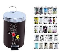 MSV 3 Litre Inox Polypropylene Hopscotch Step Bin, Multi-Colour